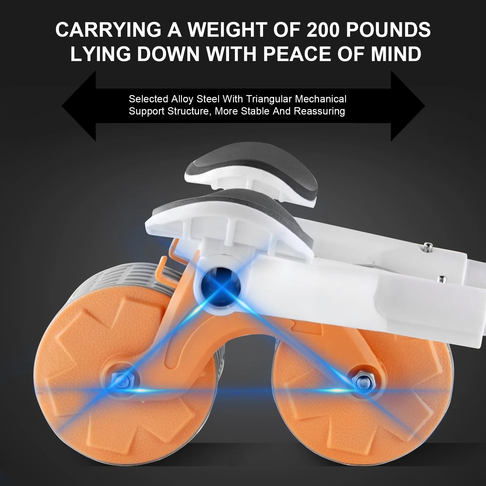 Revolutionary 2025 Ab Roller with Timer - Ultimate Core Strengthening Equipment with Automatic Rebound Technology